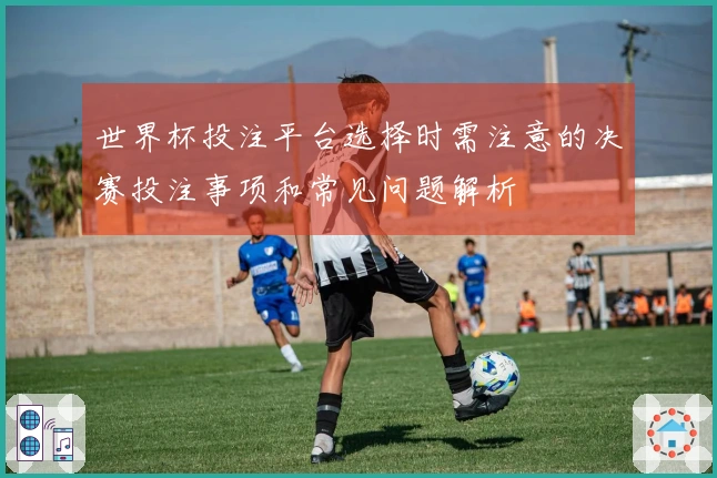 世界杯投注平台选择时需注意的决赛投注事项和常见问题解析