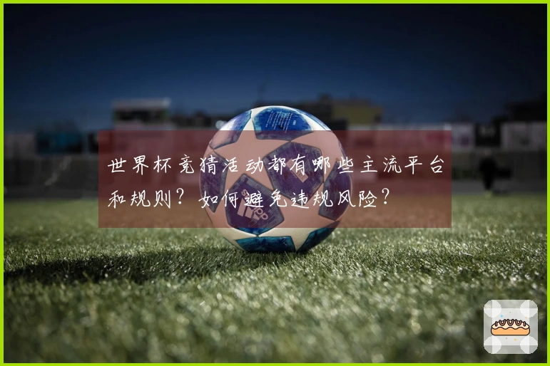 世界杯竞猜活动都有哪些主流平台和规则？如何避免违规风险？
